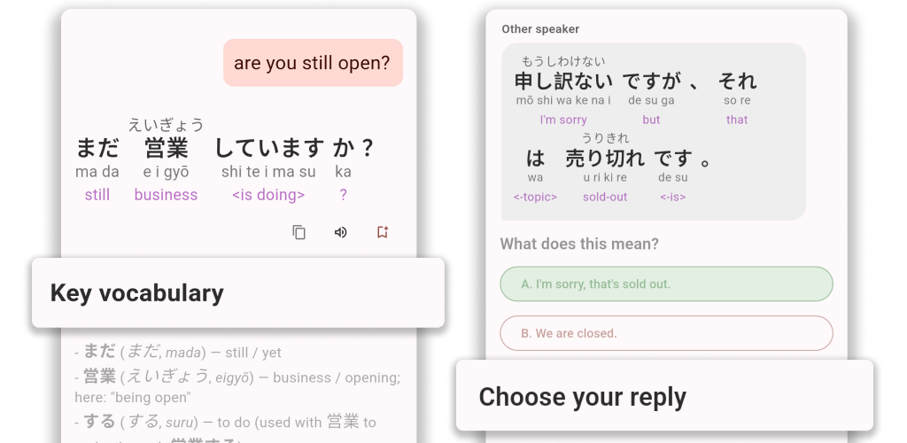 TabiTalk app preview